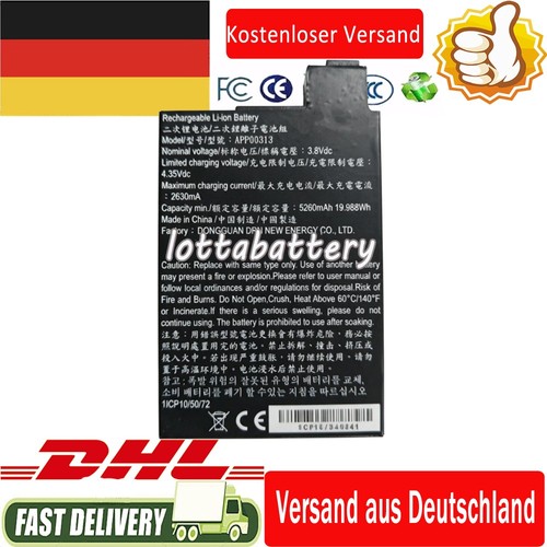 Neu 5260mah app00313 akku - 5260mah,