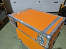 19" Flightcase Rack 4HE Medientiefe 65cm heavy duty orange
