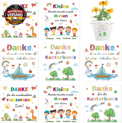 Aufkleber für blumentöpfe - aufkleber,