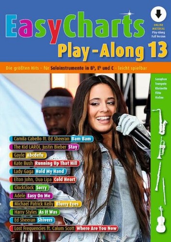 Easy charts play along band - easy, 13