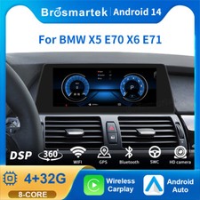 10,25" Android 14 Autoradio Für BMW X5 E70 X6 E71 CCC CarPlay 32GB WiFi GPS Navi