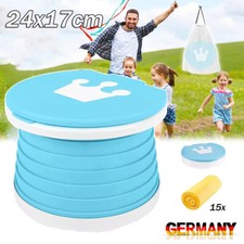 Tragbare Toilette Klapptoilette Mobile Outdoor Camping Reise Kinder Töpfchen DHL