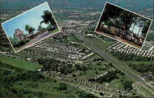 St. Petersburg Florida ~1950/60 Roberts Mobile Home RV-Park Wohnwagen Luftbild