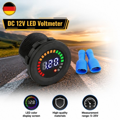 12v led voltmeter - dc,