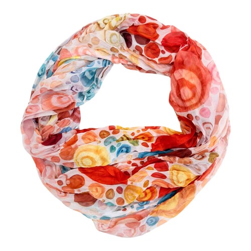Kreis marmor blume loop schal - loop,