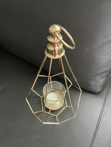 Windlicht laterne gold - windlicht,
