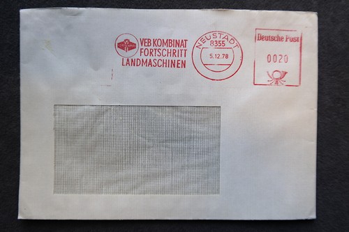 Ddr firmen stempel - ddr, veb