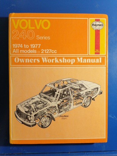 Haynes volvo 240 workshop - volvo,