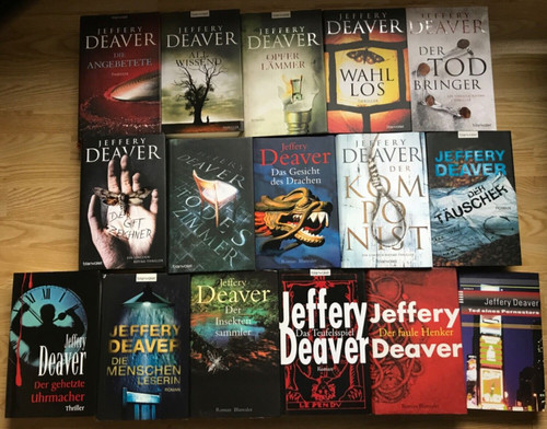 16x jeffery deaver nur - jeffery, deaver: