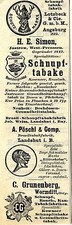 Schnupf tabak fabriken z - tabak-,