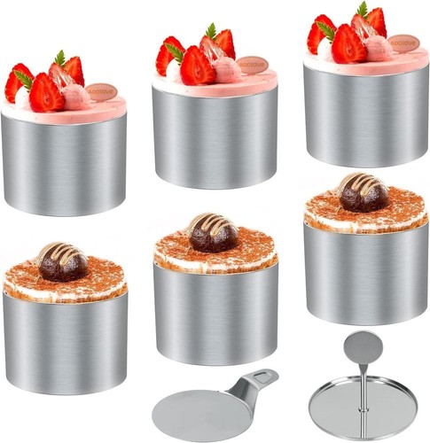 Stück dessertringe und - 8,