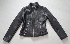 Kunstlederjacke Schwarz