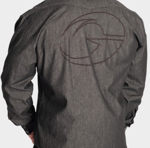 Original gasp denim shirt - denim, xl