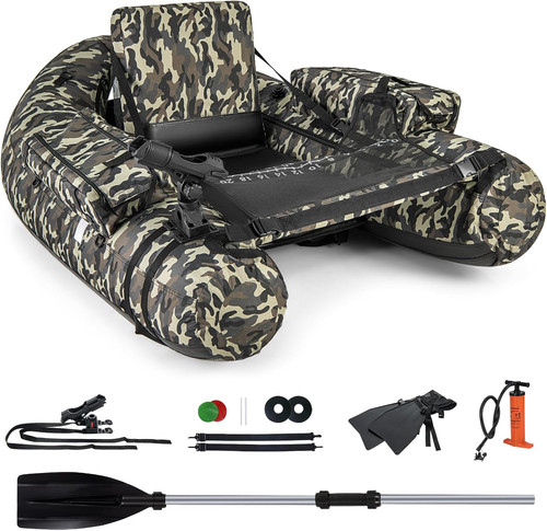 Gymax schlauchboot zum - zum, angeln