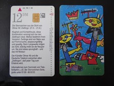 Telefonkarte 12 DM - Sternzeichen "Zwilling" - PD 1  96 - gebraucht