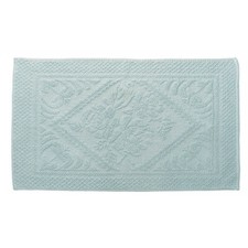 Badematte LODGE aqua türkis Reliefmuster Strandhaus Bad Hamptons Long Island