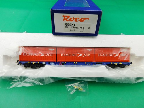 C10 roco güterwagen 66623 - güterwagen,