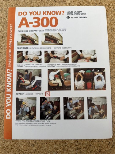 Eastern 300 safety card - eastern,