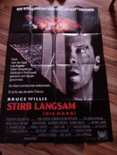 Stirb Langsam Die Hard Bruce Willis Filmposter/Kinoplakat A0 118,5 x 83,5cm