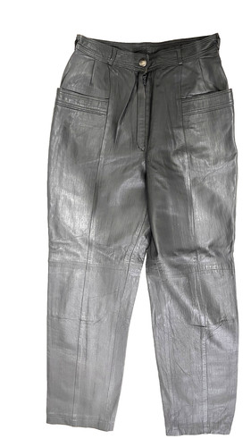 Weiche leder hose grau - +++weiche,