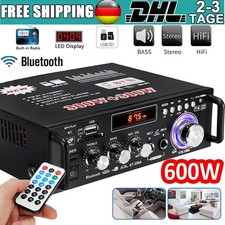 600W HiFi Bluetooth Auto Audio