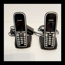 2 X Siemens Gigaset C47H Mobilteil Festnetztelefon DECT  Haustelefon Ladeschale 