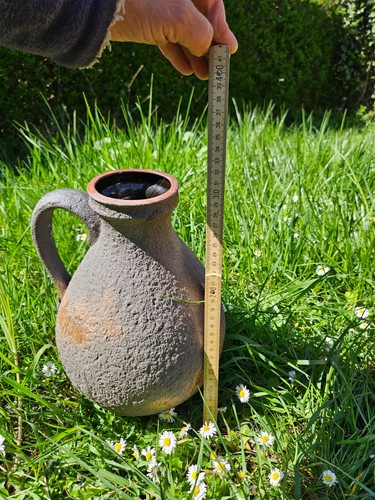 Große vase krug stein - große, stein-keramik