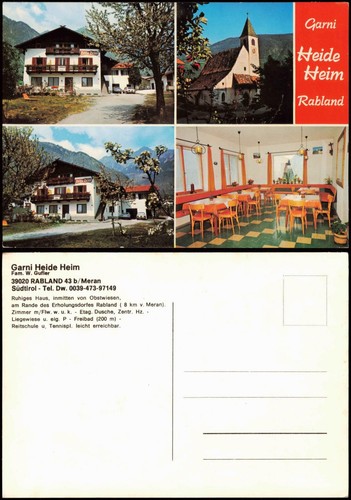 Cartoline rabland partschins - cartoline, rabland-partschins