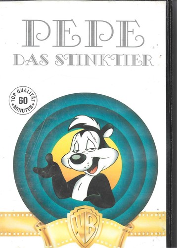 Vhs video pepe das stinktier - vhs,
