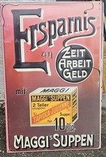 Blechschild MAGGI SUPPEN 60x40cm Sammlung