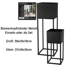 Blumenständer Set Metall