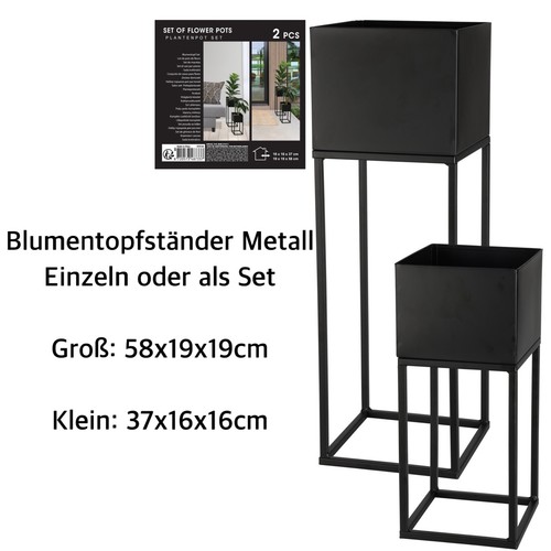 Blumenständer set metall - blumenständer,