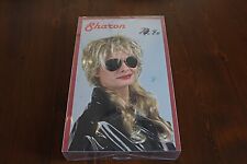 Perücke Sharon blond rockiges Kostüm Rockerbraut Punk Mottoparty Karneval