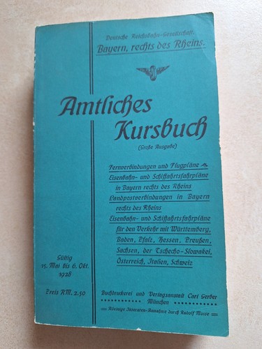 Amtliches kursbuch bayern - amtliches,