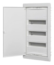 ABN Kleinverteiler AMIGO 3-reihig (A36UP), Unterputz mit Tür,  BxHxT: 330x585x90