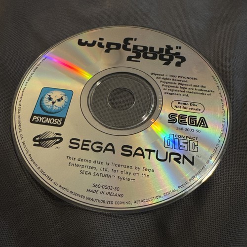 Wipeout 2097 demo disc - disc, sega