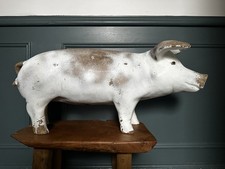 Vintage große handbemalte