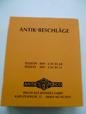 Buch über Beschläge Antik & Deco Historische Tür- und Fensterbeschläge, Griffe