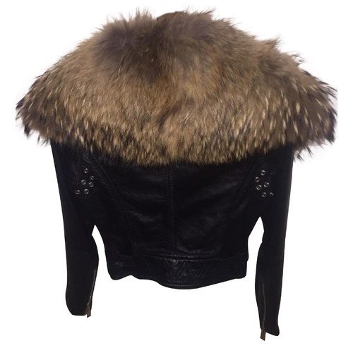 Dsquared2 lederjacke mit - lederjacke,