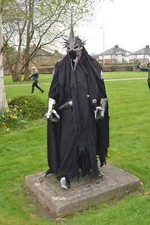 Nazgul Kostüm Hexenkönig von Angmar Halloween Outfit Ringgeister Cosplay HdR Gif