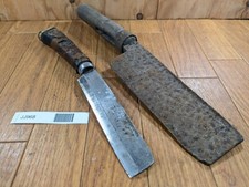 Broken Beschädigt Japanisch Vintage Tischlerei Werkzeug Nata Axe Ono Beil - Set
