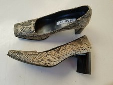 wie NEU - MARIPE - hochwertige Business Pumps im Schlangenprint Gr. 38,5