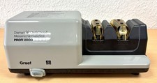 GRAEF LUXUS PROFI MESSERSCHÄRFER CC2000 CHEF'S CHOICE DIAMANTSCHEIBEN MOTORISCH