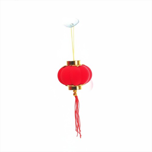 Plüsch rote laterne - rote,