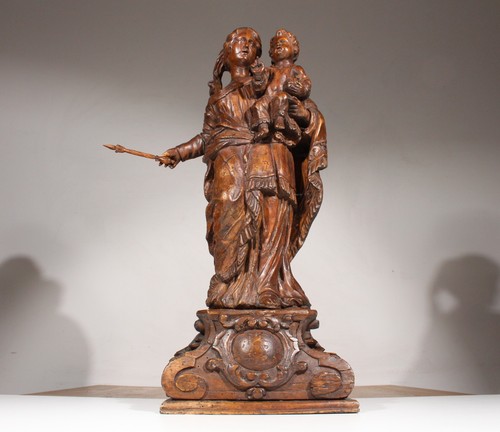 Barocke mutter gottes madonna - barocke,