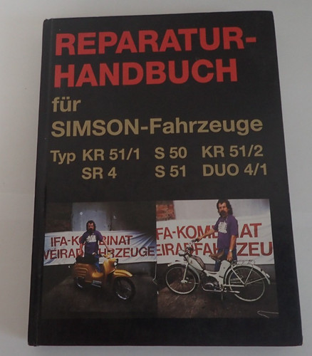 Reparatur handbuch für simson - handbuch,