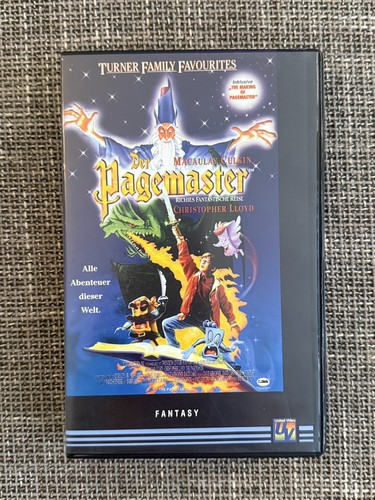 Vhs der pagemaster richies - pagemaster.,