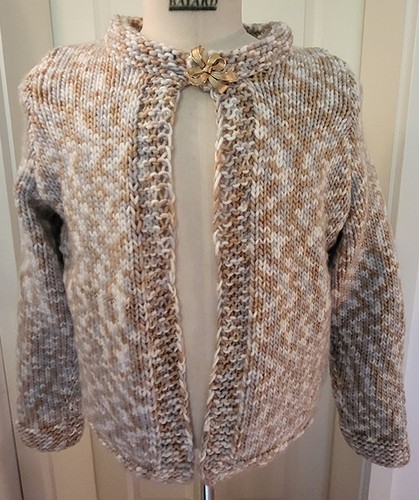 Strickjacke handgestrickt - strickjacke, ·