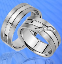 2 Partnerringe Trauringe m