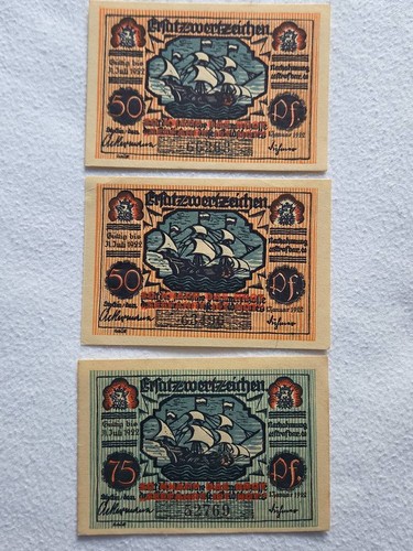 Notgeld 1922 stadt stettin - notgeld,